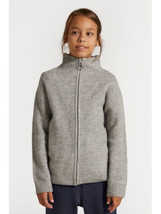 Coccodrillo Coccodrillo Sweter ZC4172202ABJ-019 Szary Regular Fit