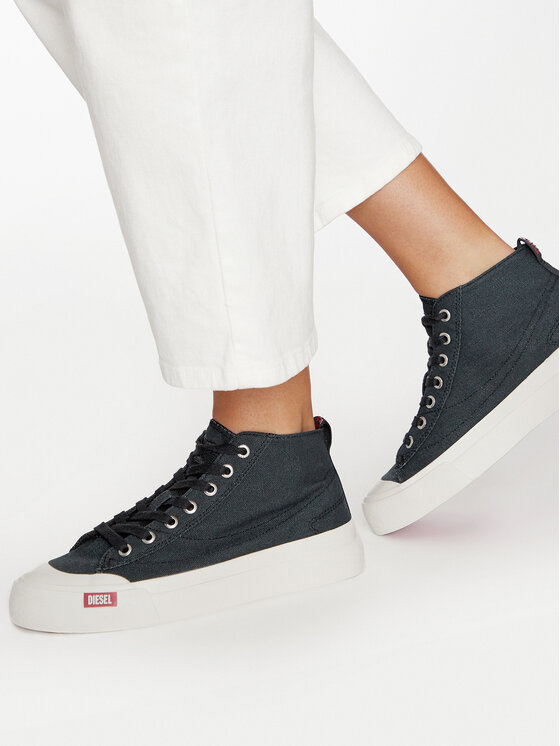 Diesel Diesel Tenisice S-Athos Mid W Y03334 P2994 H1378 Crna