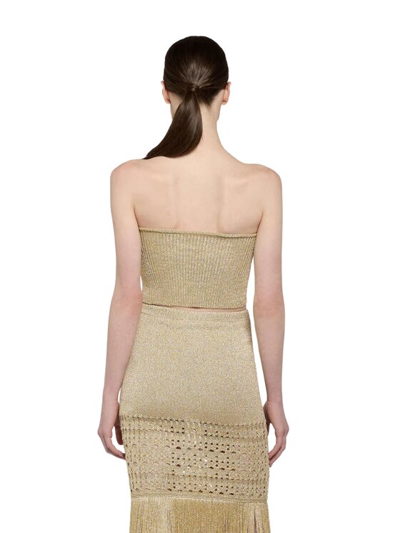 Simona Corsellini Simona Corsellini Top too0201-v0730 Oro Regular Fit