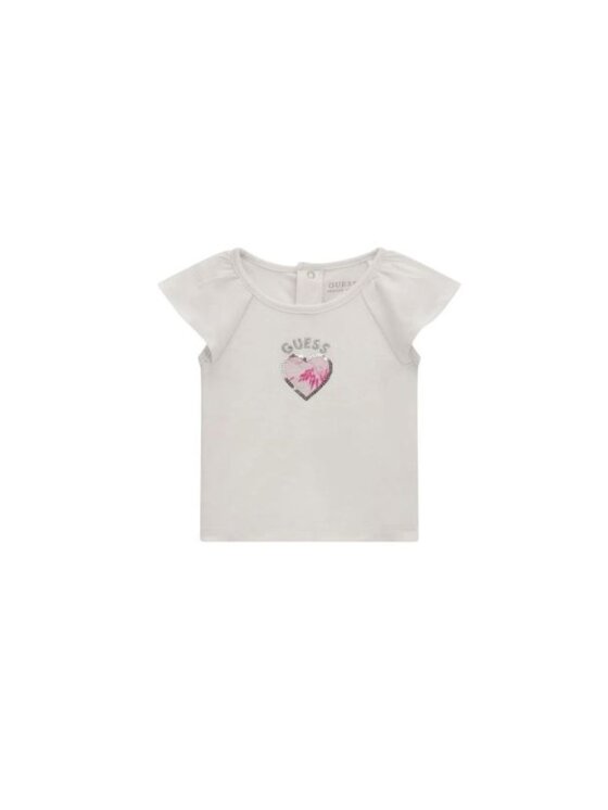Guess Kids Guess Kids Σετ T-Shirt και φούστα Completo set tshirt plumetis Ροζ
