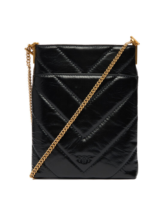 PINKO PINKO Handtasche Flat Satchel AI 25-26 PCPL 105352 A2W2 Schwarz