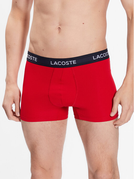 Lacoste Lacoste 3 bokseršortu pāru komplekts 5H9623 Daudzkrāsains