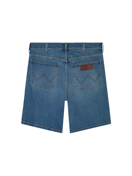 Wrangler Wrangler Pantaloncini di jeans FRONTIER SHORT Blu Regular Fit