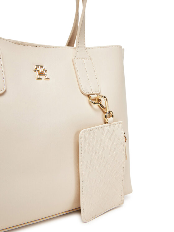Tommy Hilfiger Tommy Hilfiger Handtasche Th Distinct Mini Tote AW0AW17192 Beige