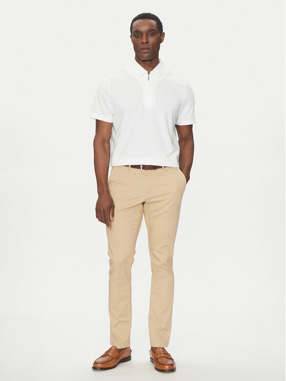 Michael Kors Michael Kors Polo CS552HOHFK Biały Regular Fit