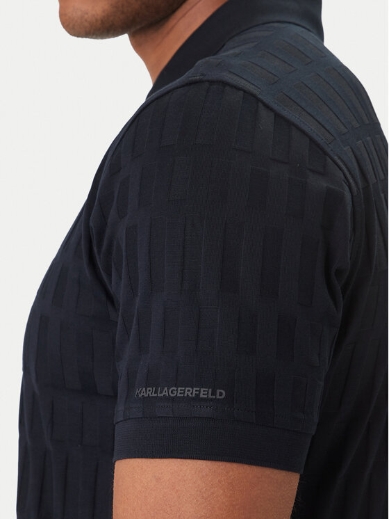 KARL LAGERFELD KARL LAGERFELD Polokošeľa 745008 562203 Tmavomodrá Regular Fit