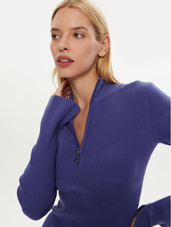 Patrizia Pepe Patrizia Pepe Трикотажна сукня 2A2848/K214 -CA29 Голубий Regular Fit