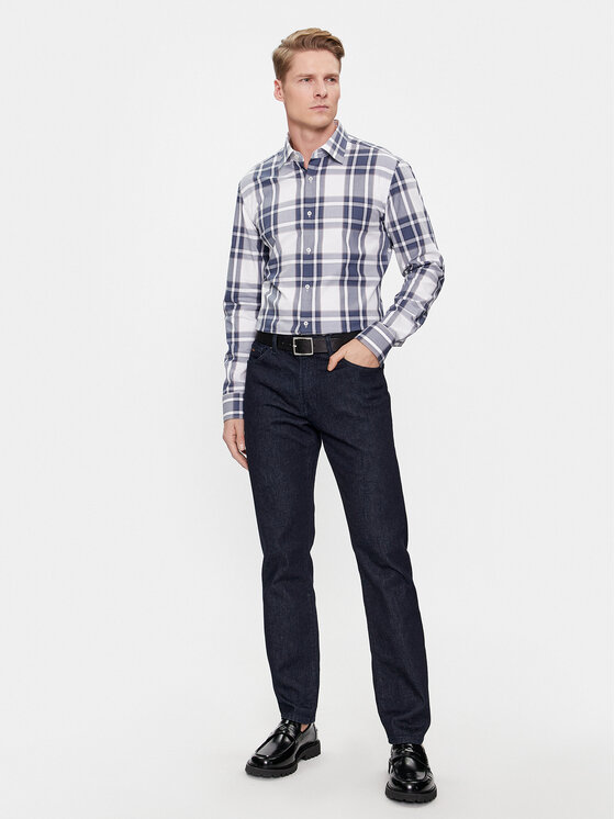 BOSS Boss Krekls H-Hank-Kent-C1-214 50508749 Balts Slim Fit