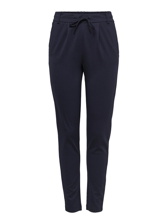 ONLY ONLY Kalhoty z materiálu Poptrash 15115847 Tmavomodrá Regular Fit