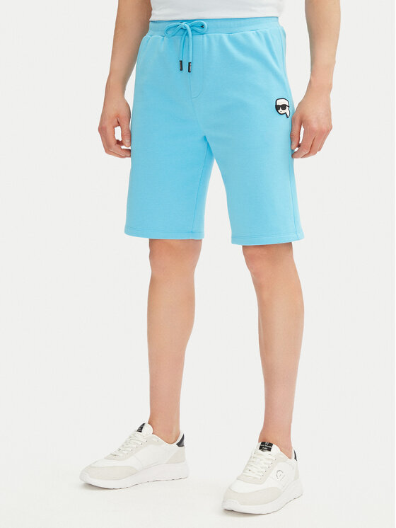 KARL LAGERFELD KARL LAGERFELD Športové kraťasy 705014 552900 Modrá Regular Fit