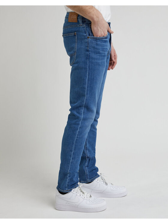 Lee Lee Jeansy LUKE Niebieski Slim Fit