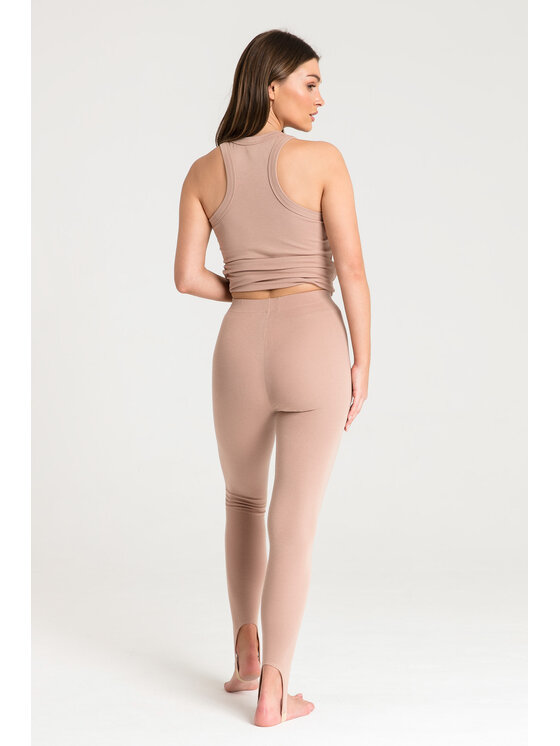 LaLupa LaLupa Legginsy LA088 Beżowy Comfortable Fit