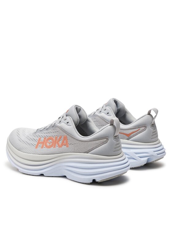Hoka Hoka Παπούτσια για Τρέξιμο Bondi 8 1127952 Γκρι