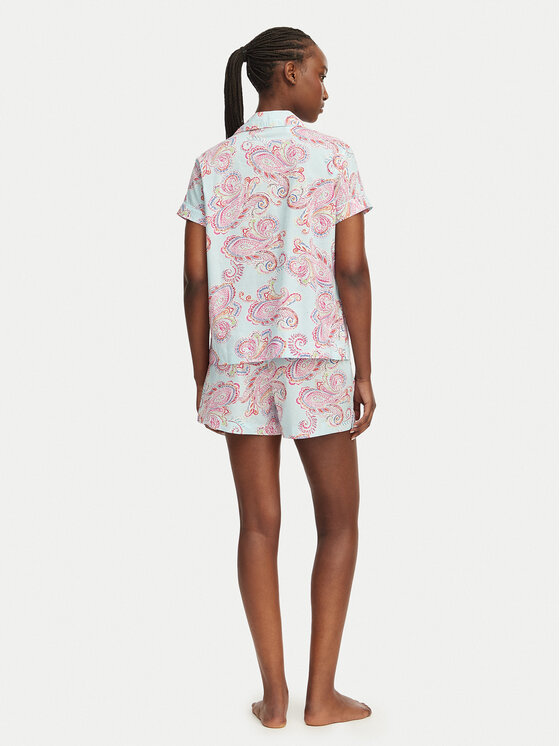 LAUREN RALPH LAUREN LAUREN RALPH LAUREN Pizsama LAUREN RALPH LAUREN-ILN12506 Világoskék Regular Fit