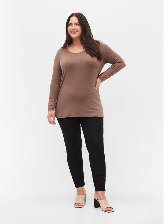 Zizzi Zizzi Jegging J20200F Μαύρο Slim Fit