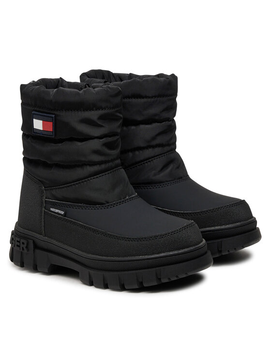Tommy Hilfiger Tommy Hilfiger Μπότες Χιονιού Fur Boot T3X5-33715-1695 M Μαύρο