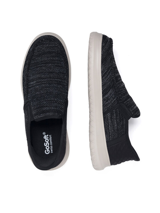 Go Soft Go Soft Sneakers aus Stoff MYL-SOFT2 Schwarz