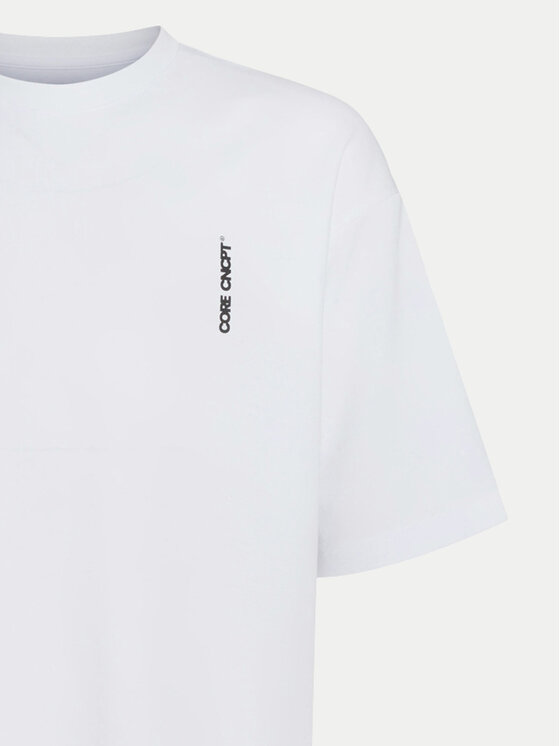 Jack&Jones Junior Jack&Jones Junior Tricou Concept Text 12263245 Alb Relaxed Fit