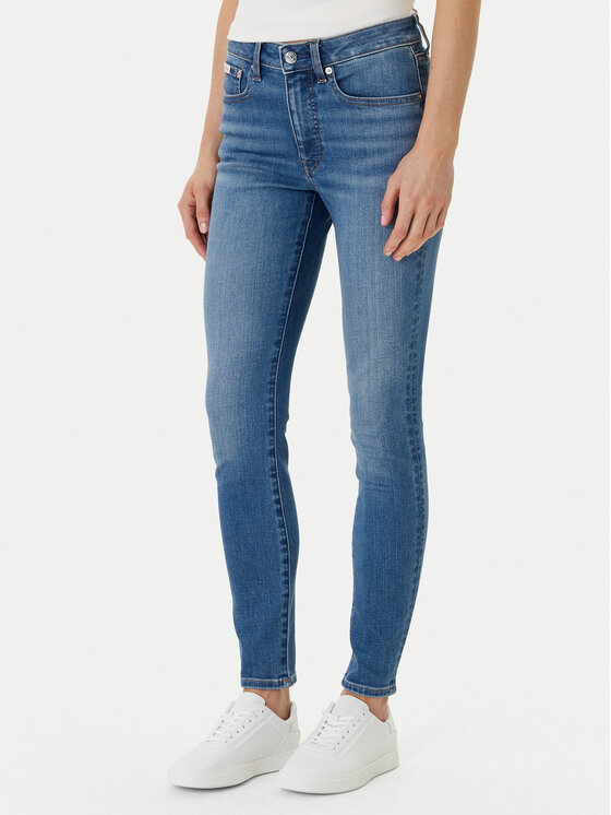 Calvin Klein Jeans Calvin Klein Jeans Jeansy LV047F704G Modrá Skinny Fit