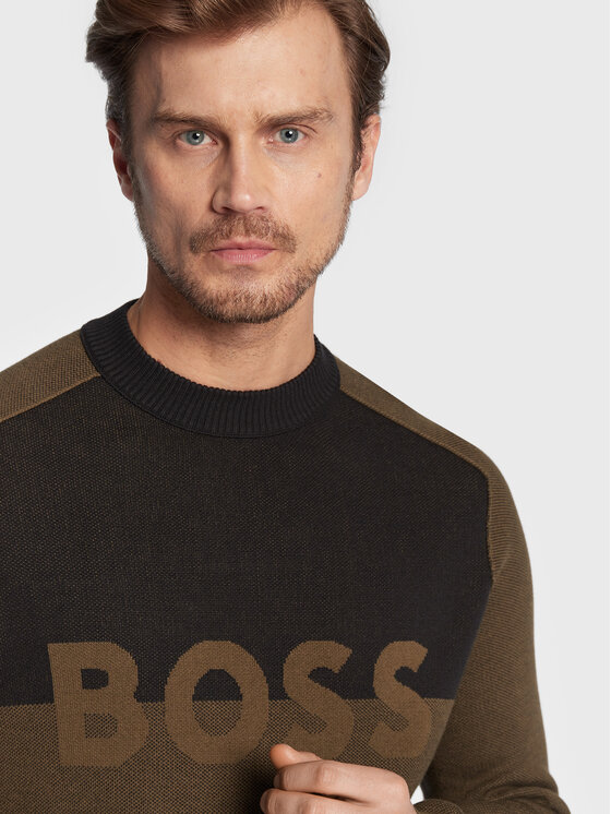 Maglione Asave 50474884 Verde Regular Fit