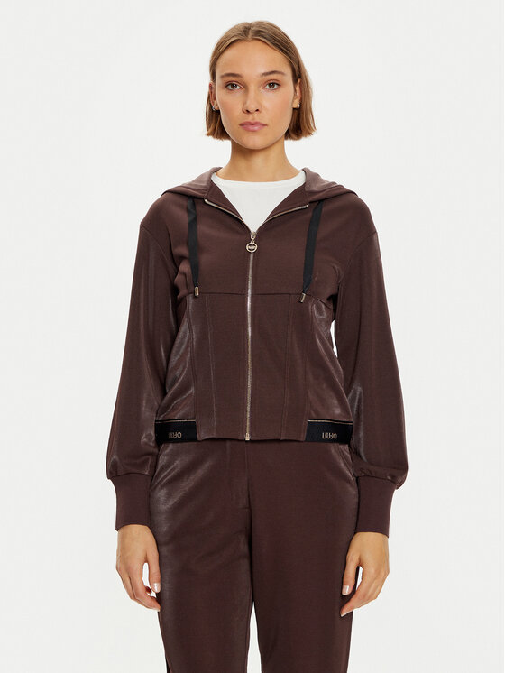 Liu Jo Sport Liu Jo Sport Μπλούζα TF4256 J4751 Καφέ Regular Fit