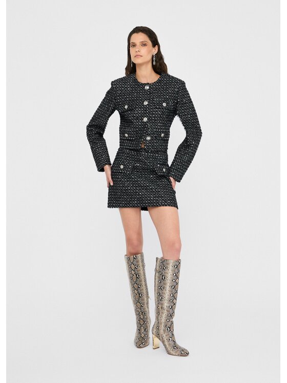 Liu Jo Liu Jo Minigonna UF5146D026722222 Nero Regular Fit