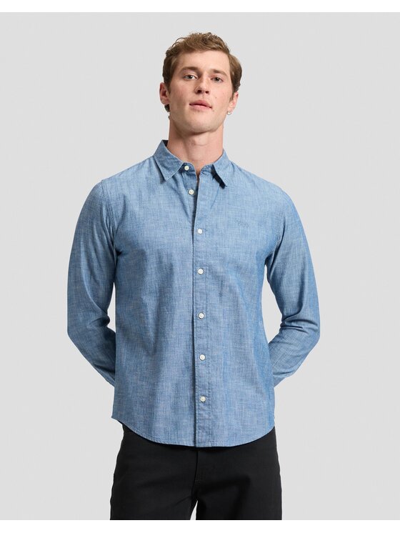 Lee Lee Koszula SHIRT Niebieski Regular Fit