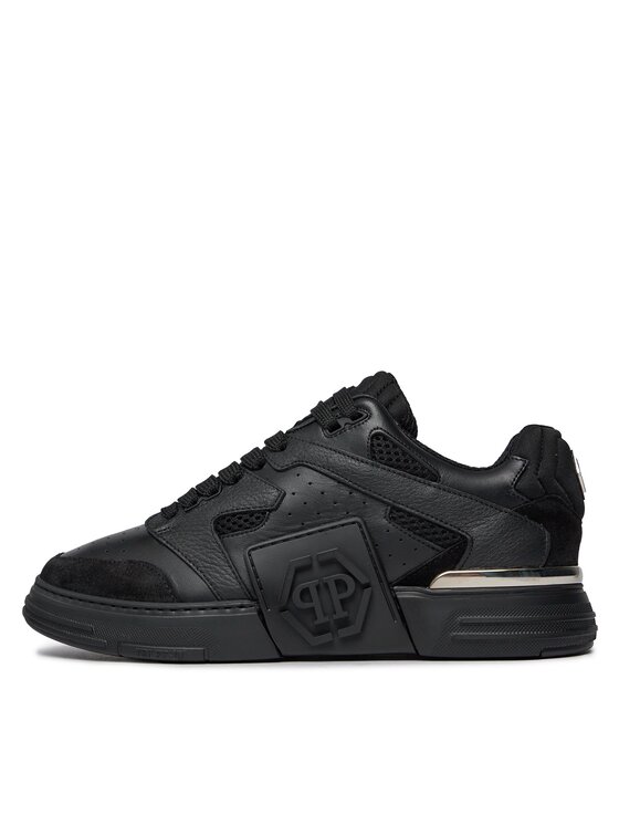 PHILIPP PLEIN PHILIPP PLEIN Sneakersy Lo-Top Sneakers Phantom $Treet AACS USC0511 PLE010N Čierna