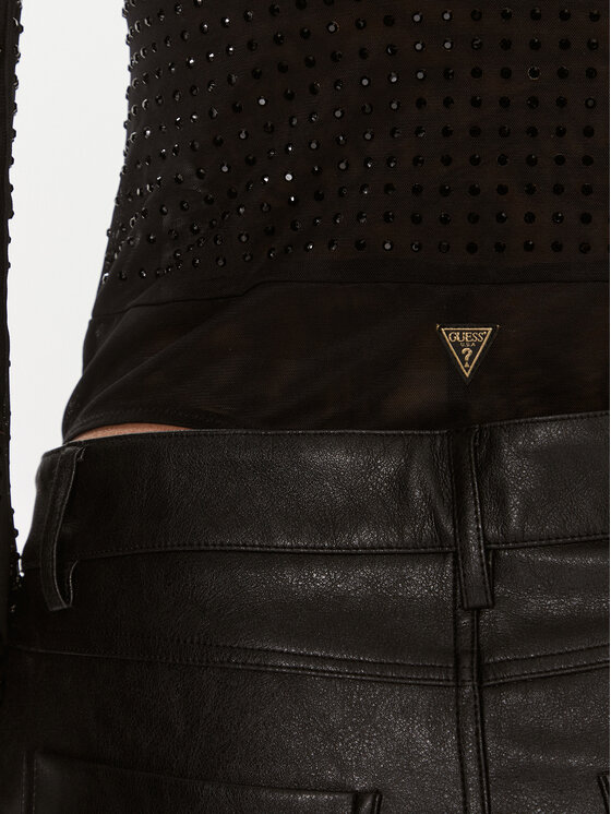 Guess Guess Glaustinukė Karolina O4RM06 KBZX0 Juoda Slim Fit