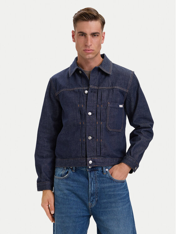 Calvin Klein Jeans Calvin Klein Jeans Kurtka jeansowa LV04RH778G Granatowy Regular Fit