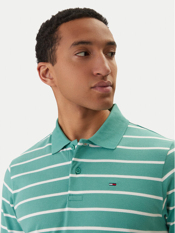 Tommy Jeans Tommy Jeans Polo DM0DM22708 Zaļš Regular Fit