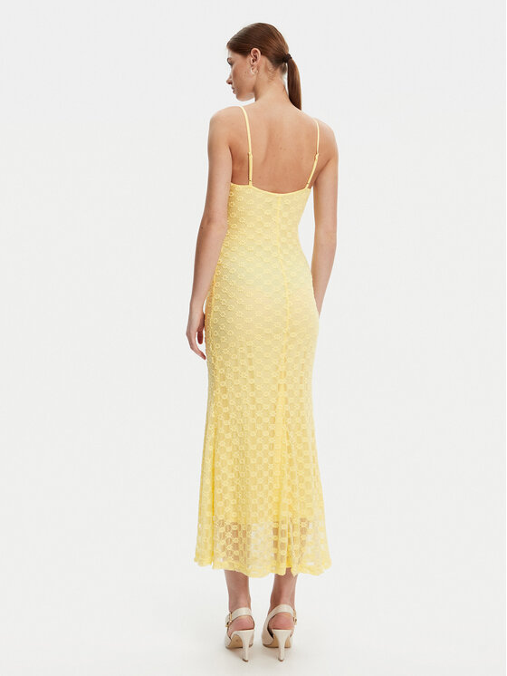BARDOT BARDOT Coctailkleid 57998DB1 Gelb Regular Fit