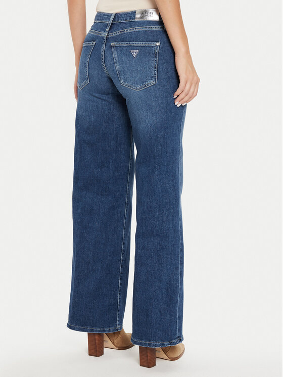 Guess Guess Džínsy W4YA96 D5926 Tmavomodrá Relaxed Fit