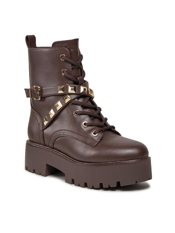 Guess Guess Outdoorová obuv Vaida FL8VDA Hnedá
