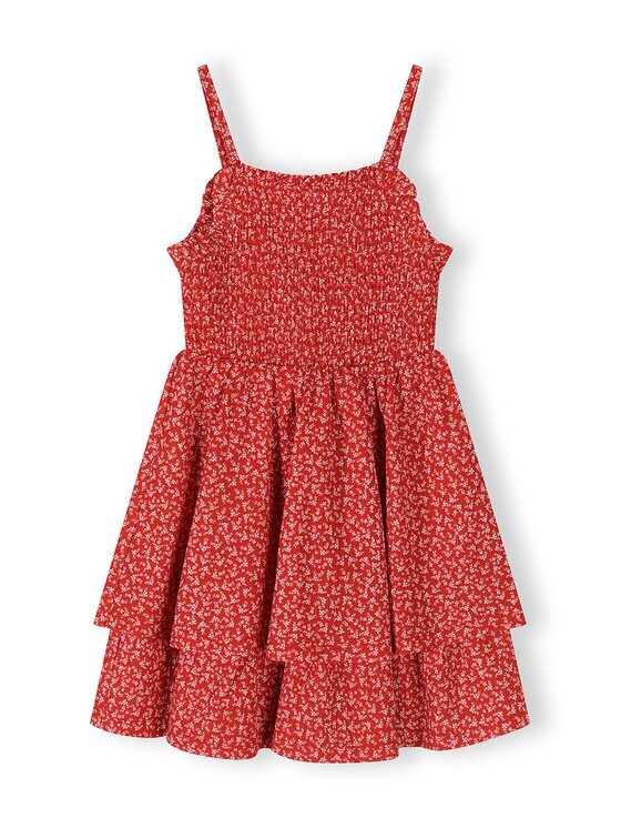 minoti minoti Sukienka codzienna 30DRESS156 Czerwony Regular Fit
