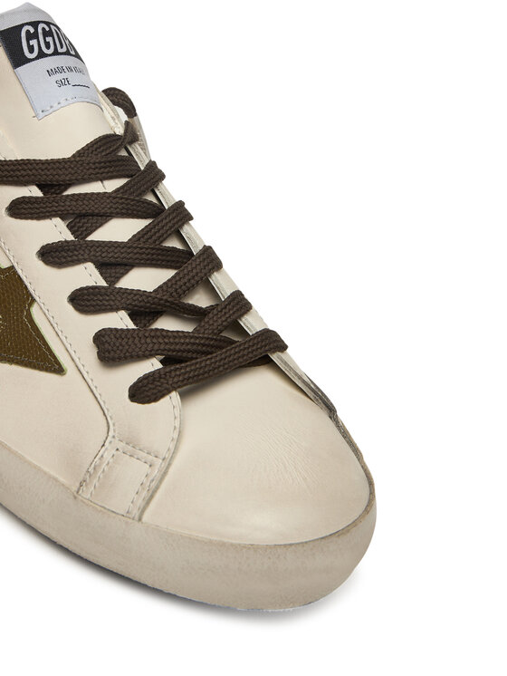 GOLDEN GOOSE GOLDEN GOOSE Снікерcи Super-Star Classic With List GMF00101,F007516,83112 Білий