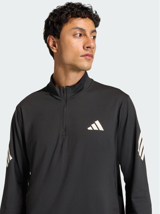 adidas adidas Bluza adi365 Iconic 1/2 Zip Czarny Regular Fit