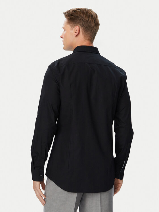 HUGO HUGO Krekls 50570285 Melns Slim Fit
