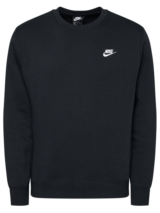 Nike Nike Bluza Nsw Club BV2662 Czarny Standard Fit