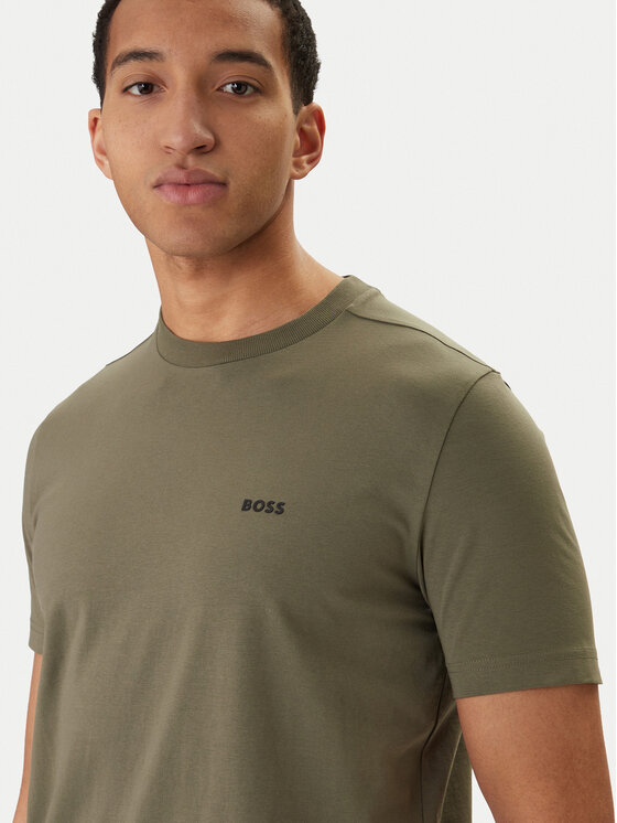 BOSS BOSS T-Shirt 50506373 Khaki Regular Fit