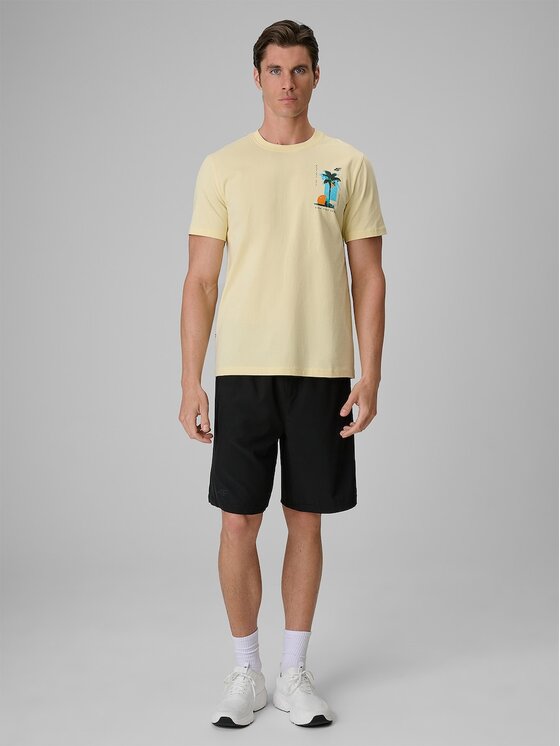 4F 4F T-Shirt 4FRSS26TTSHM4301-73S Žlutá Regular Fit