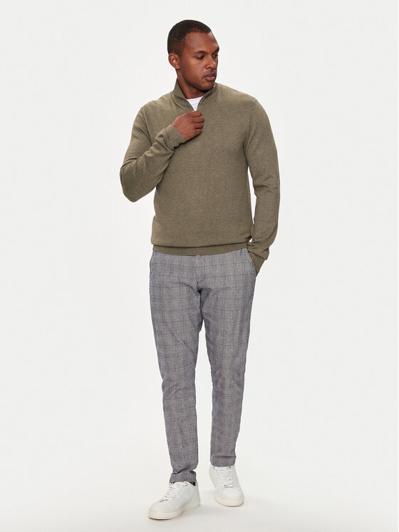 Lindbergh Lindbergh Kampsun 30-800173 Beež Slim Fit