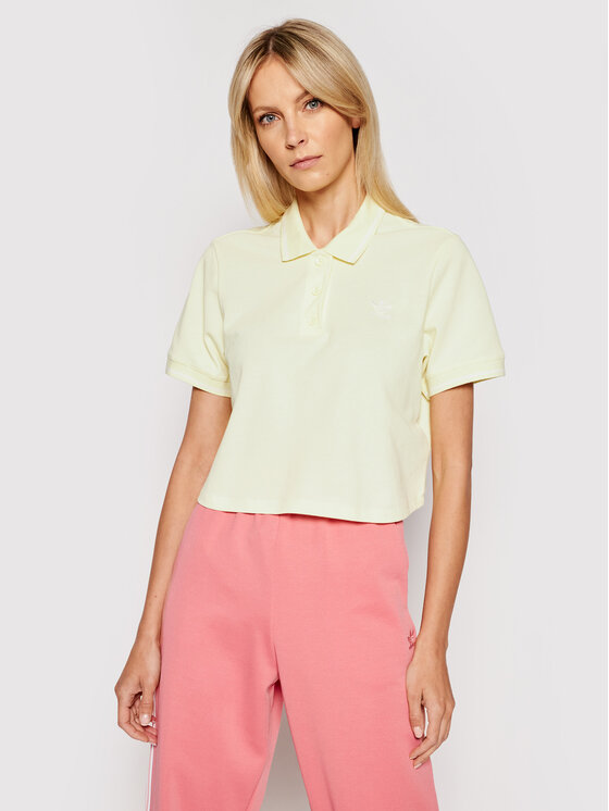 adidas adidas Поло Tennis Luxe H56469 Жовтий Regular Fit