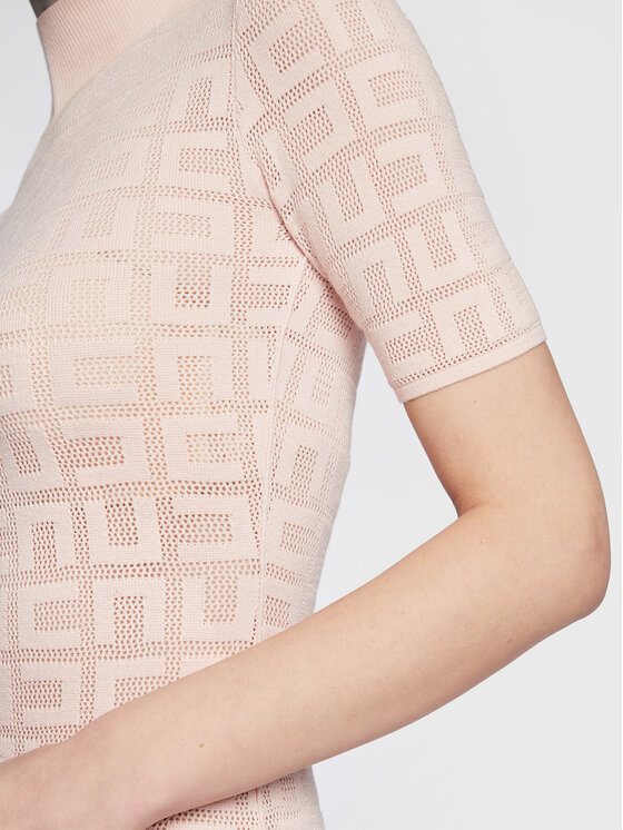 Elisabetta Franchi Elisabetta Franchi Rochie tricotată AM-75B-31E2-V320 Roz Slim Fit