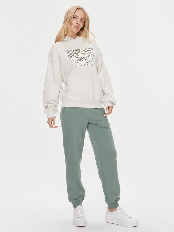 Reebok Reebok Džemperis Classics Big Logo IL4634 Écru Relaxed Fit