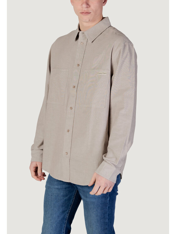 Calvin Klein Jeans Calvin Klein Jeans Camicia CHAMBRAY Beige To Fit