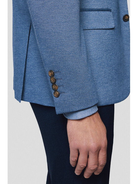 Lancerto Lancerto Marynarka Orosei MA131125000011 Granatowy Slim Fit
