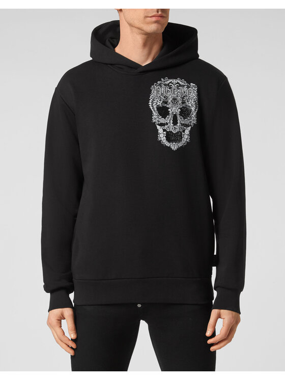 PHILIPP PLEIN PHILIPP PLEIN Felpa 3827 Nero Regular Fit