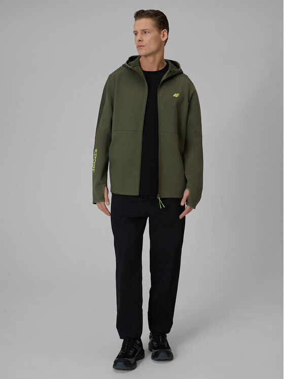 4F 4F Bluza CITY Khaki Regular Fit