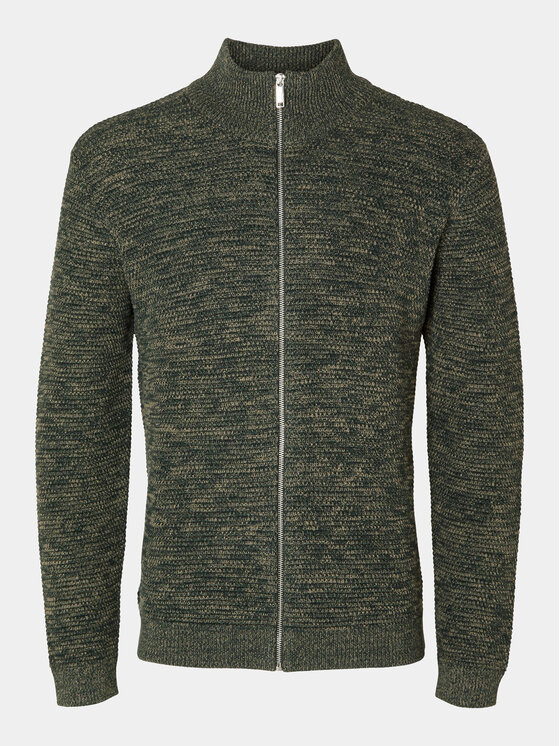 Selected Homme Selected Homme Sweter 16090152 Zielony Regular Fit